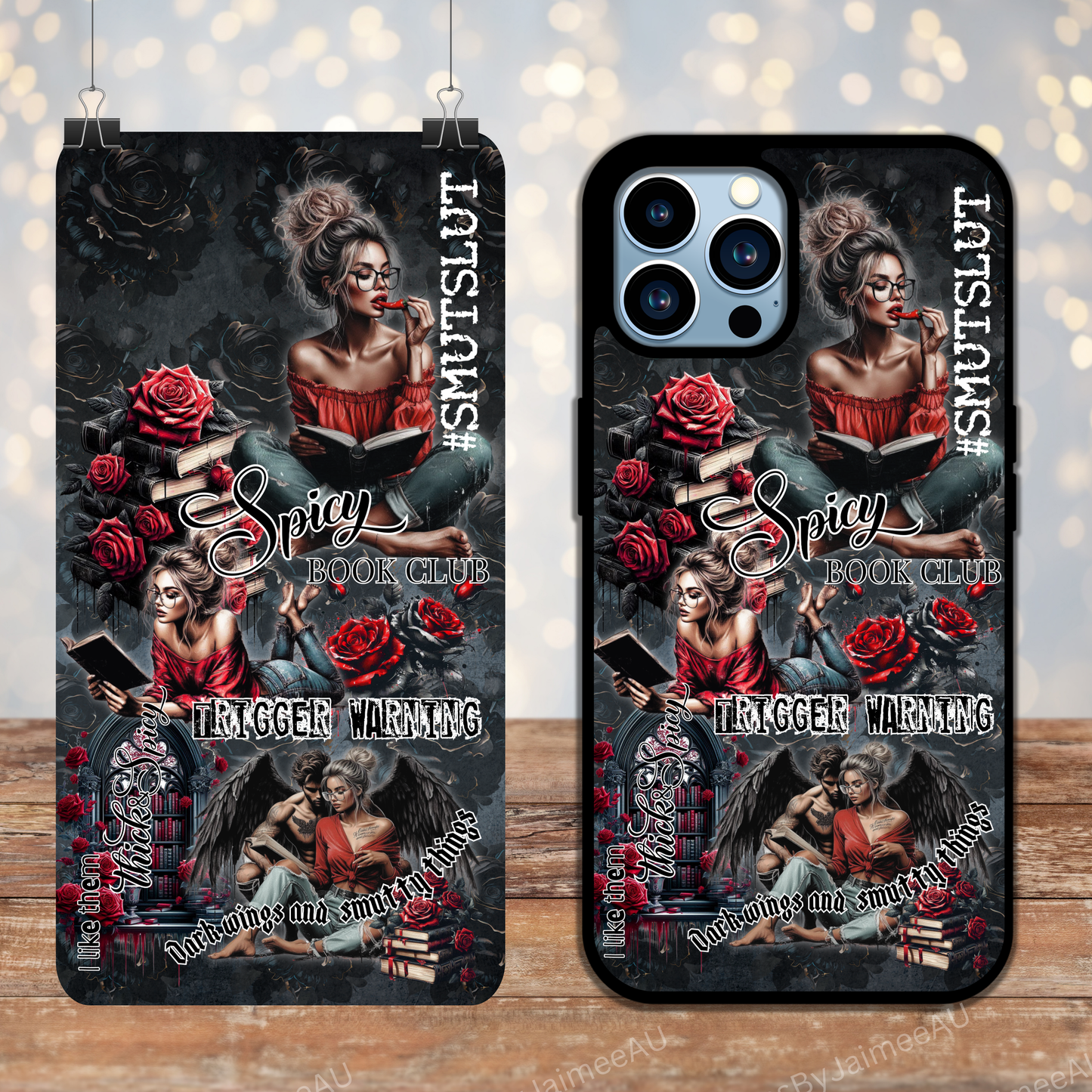 Smutty- Dark Romance - Digital Phone Case Design