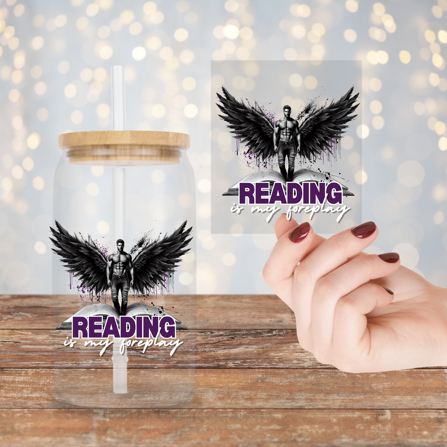 Reading Is My Foreplay - UV DTF Decal