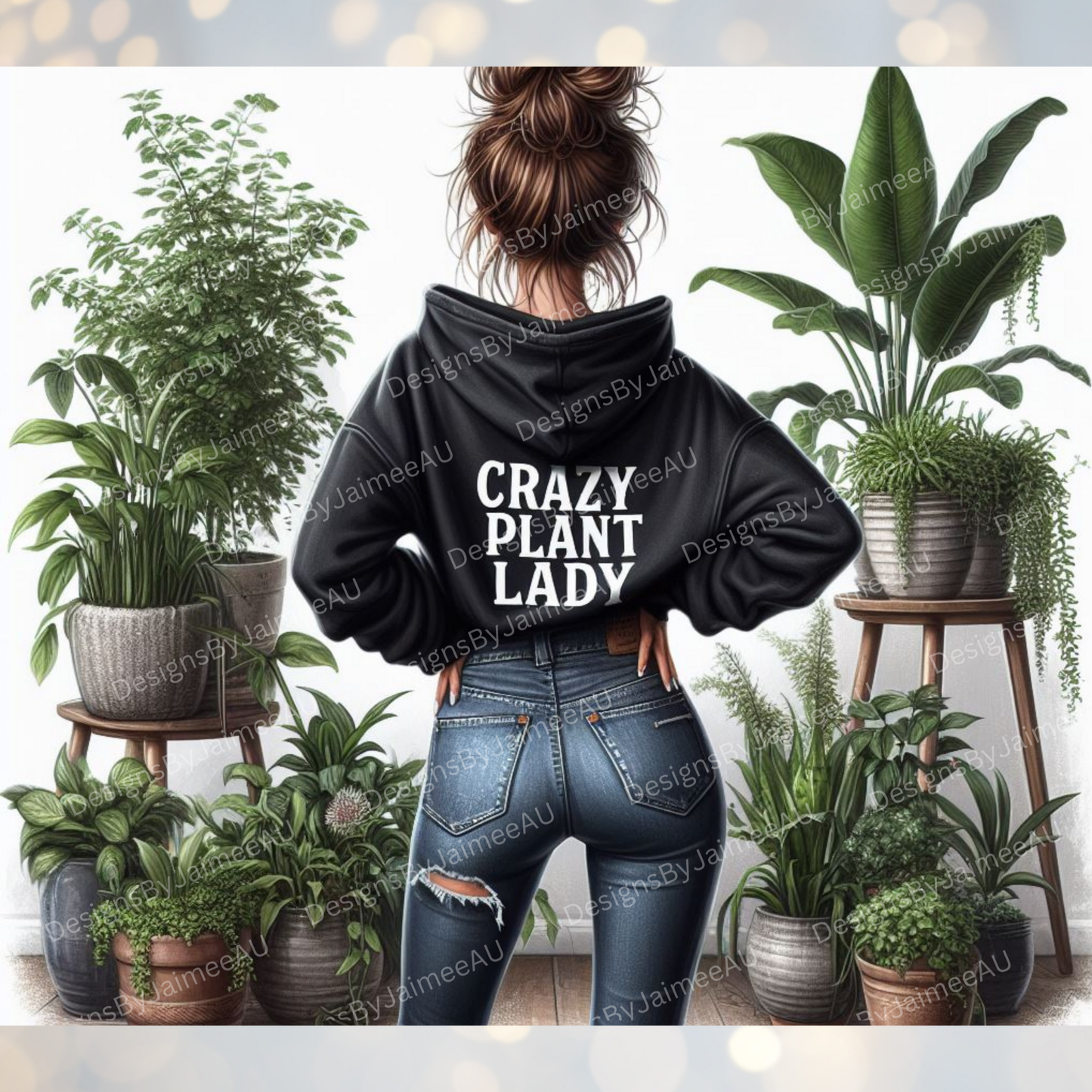 Crazy Plant Lady #1 Digital 20oz Sublimation Tumbler Wrap