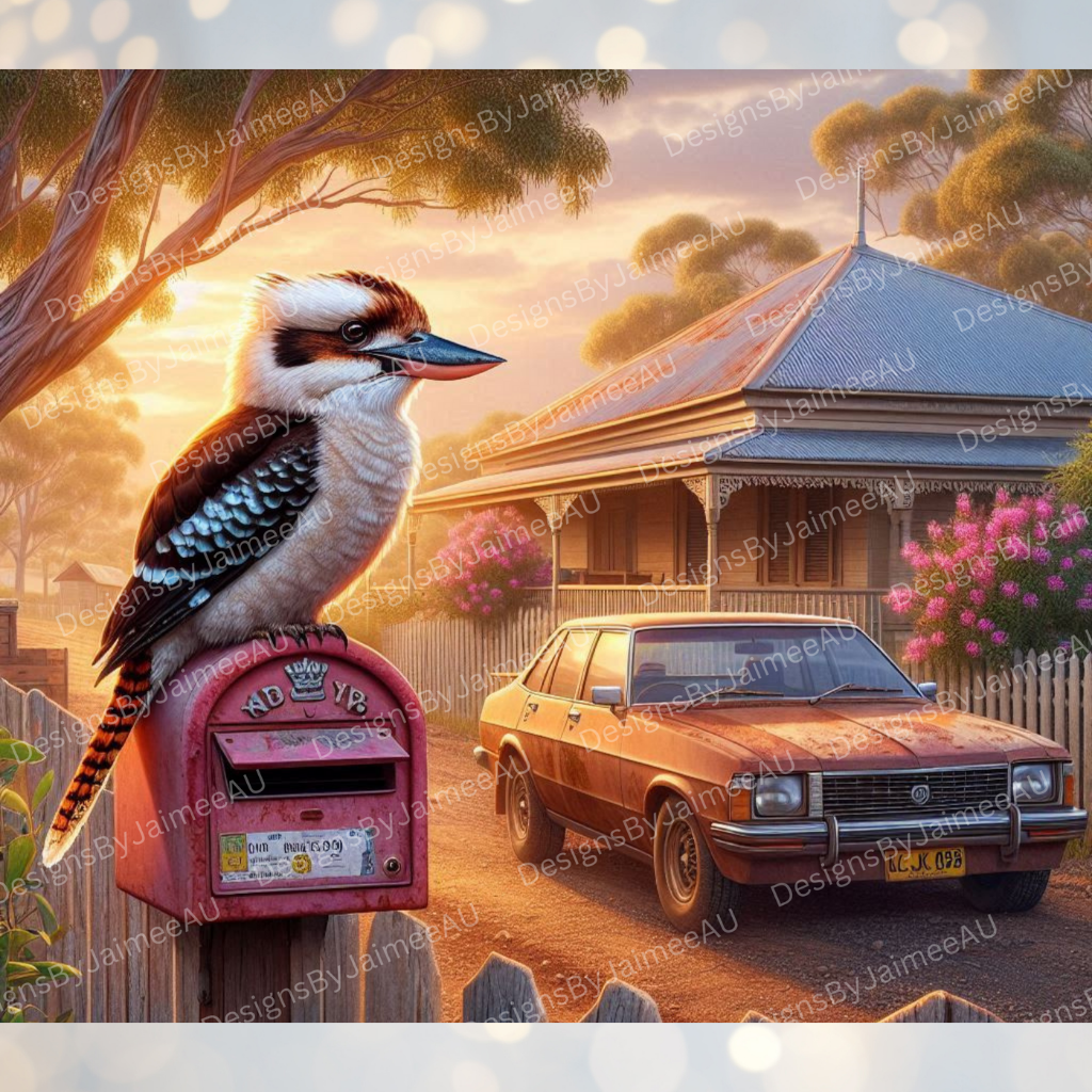 Kookaburra, Old Queenslander, Commodore Digital 20oz Sublimation Tumbler Wrap