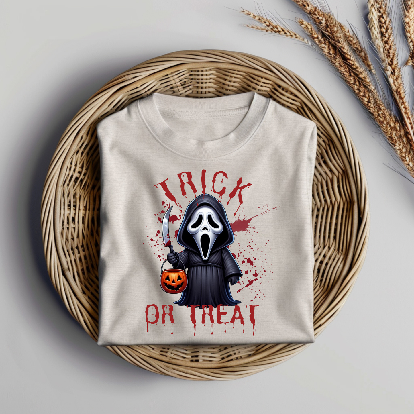 Trick or Treat - Ghostface Digital DTF Transfer PNG Image