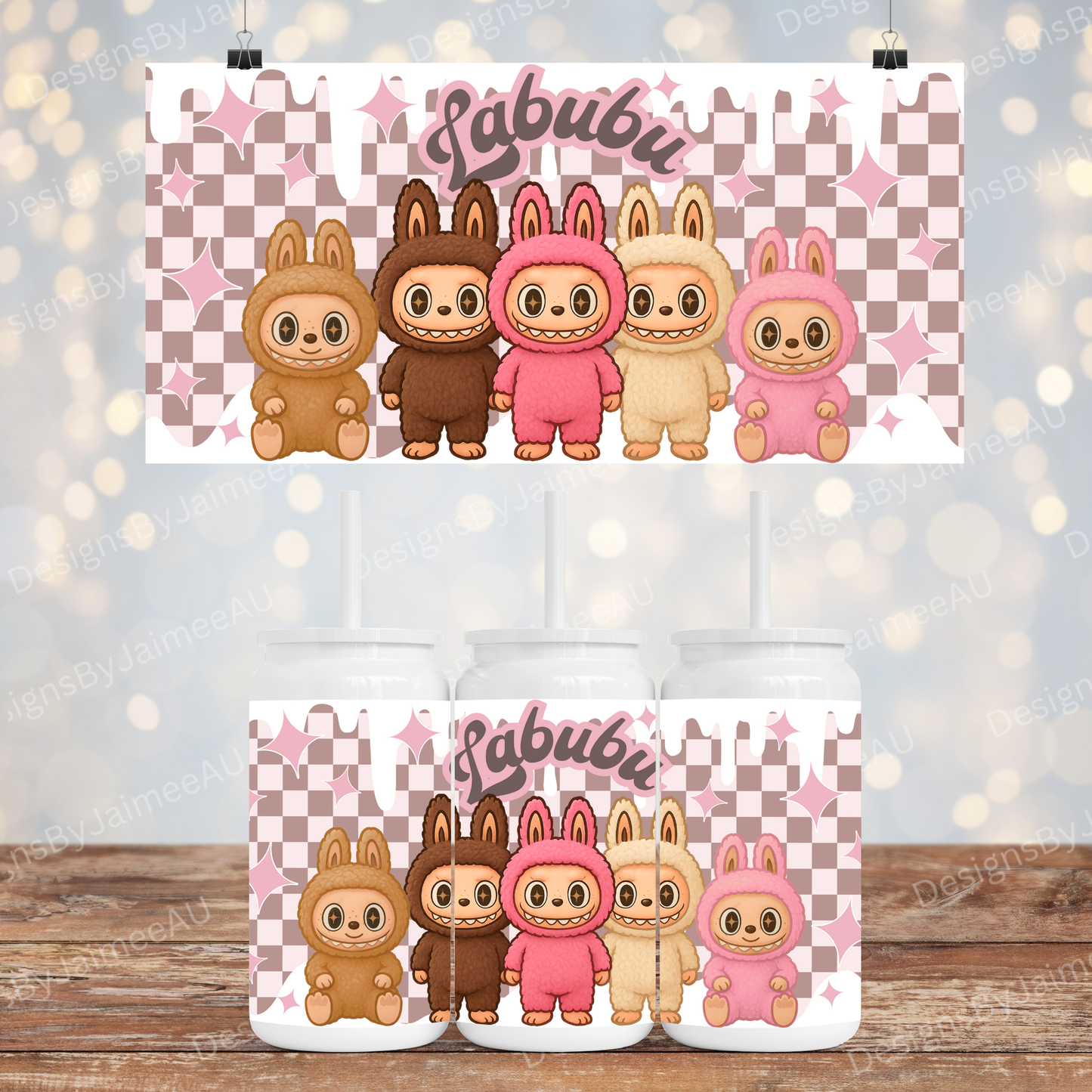 Labubu - Digital 16oz Sublimation Design