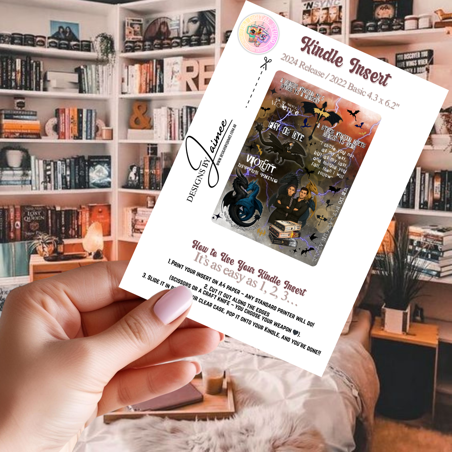 Fourth Wing Inspired - Digital Kindle Insert