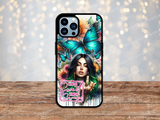 Sweet But Savage Digital Phone Case Design