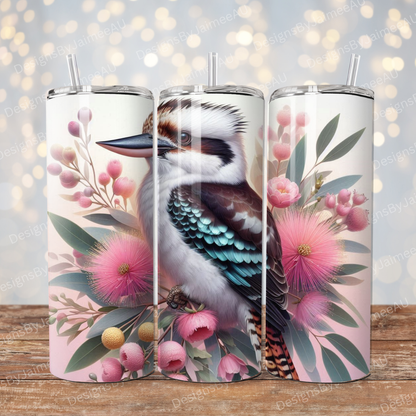 Ombre Pastel Pinks and Purples Kookaburra Digital 20oz Sublimation Tumbler Wrap