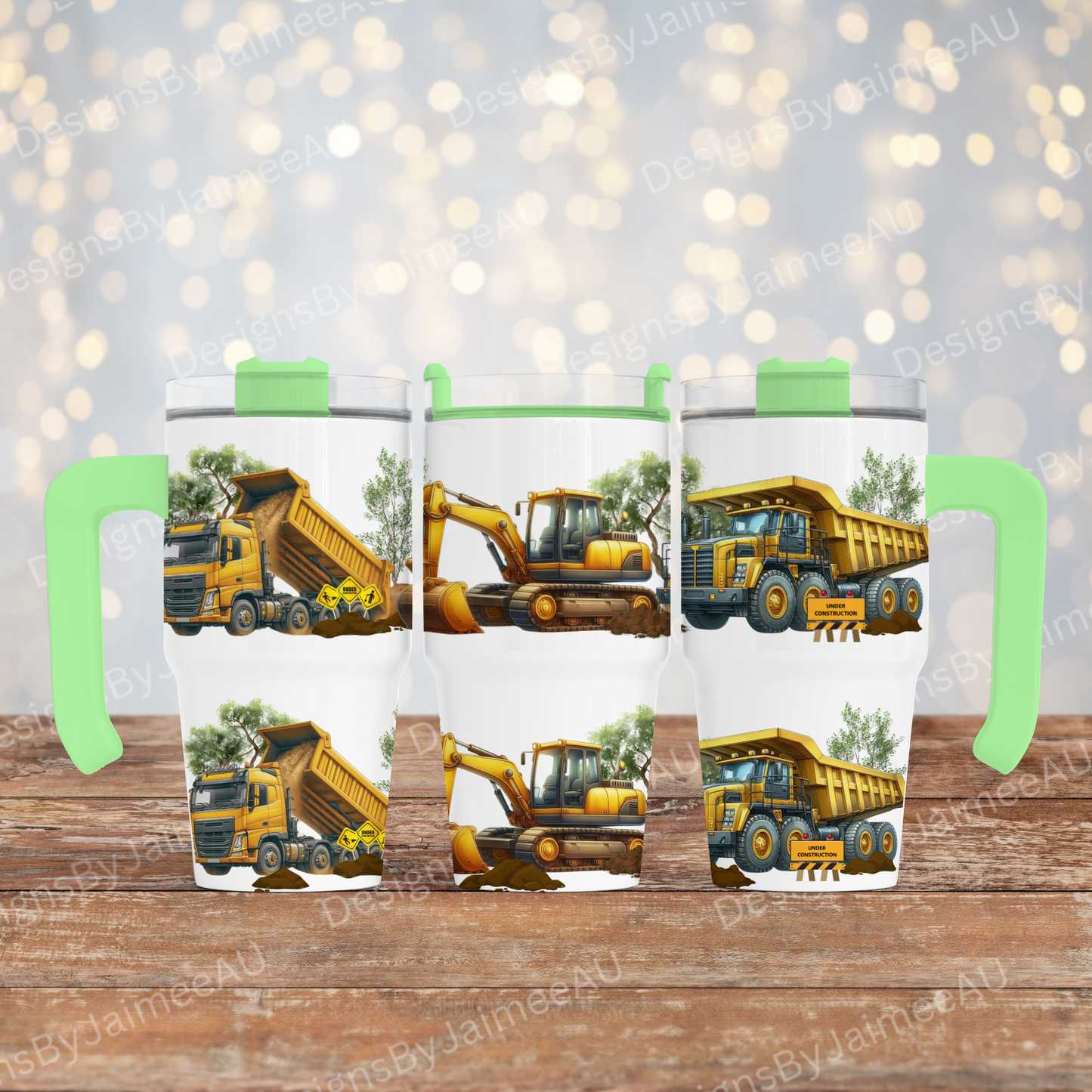 Diggers - Digital 20oz Tumbler with Handle Wrap Design
