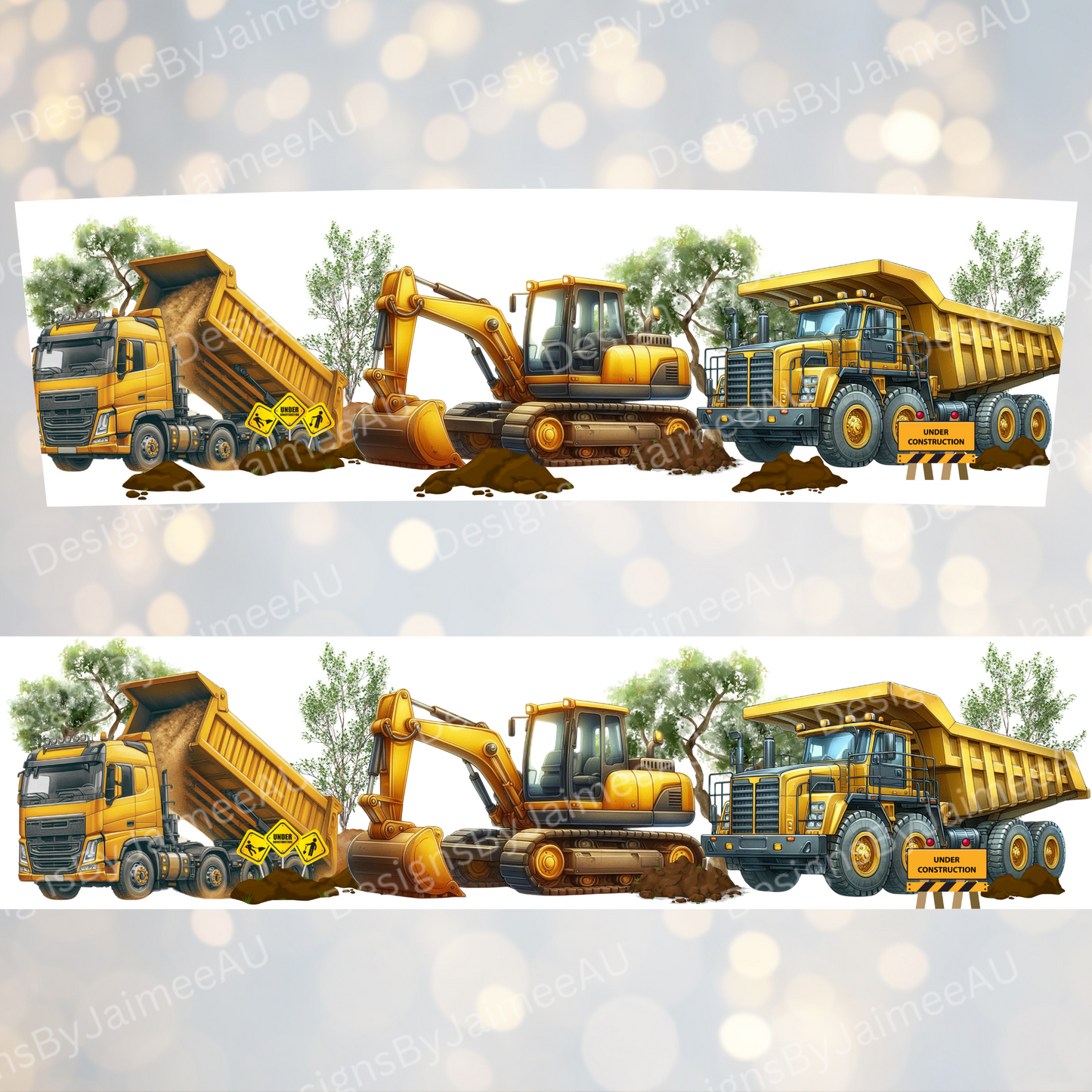 Diggers - Digital 20oz Tumbler with Handle Wrap Design