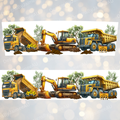 Diggers - Digital 20oz Tumbler with Handle Wrap Design