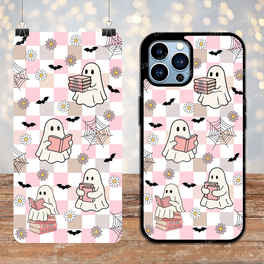 Bookish Ghosts - Digital Phone Case Design