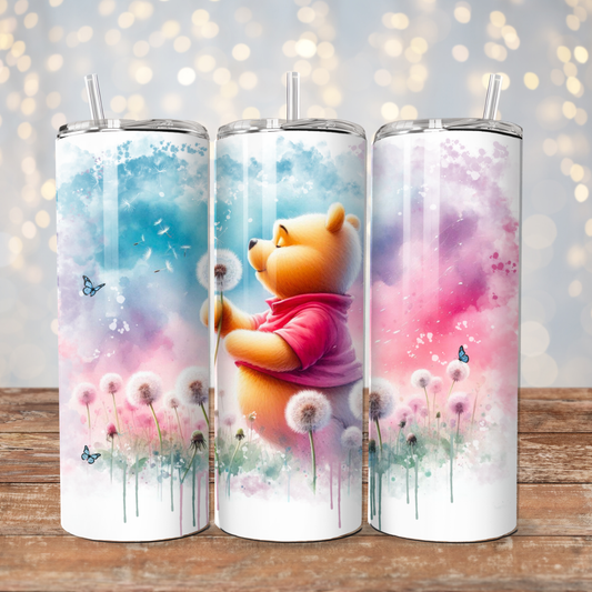 Wildflower Dreams #1 Winnie The Pooh - Digital 20oz Sublimation Tumbler Wrap
