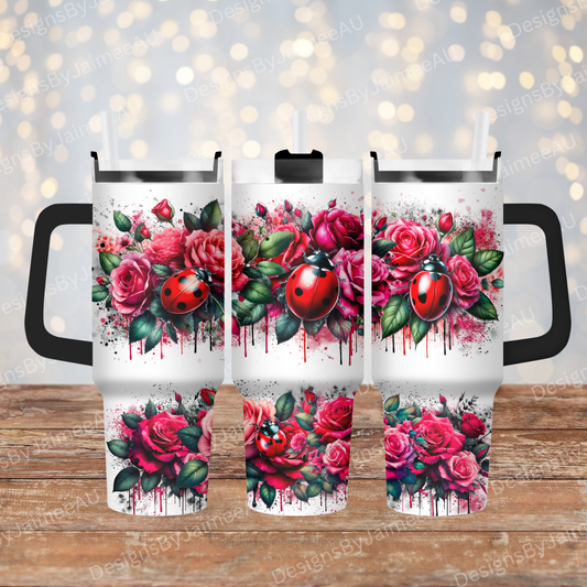 Ladybug - 40oz Digital Sublimation Tumbler Wrap