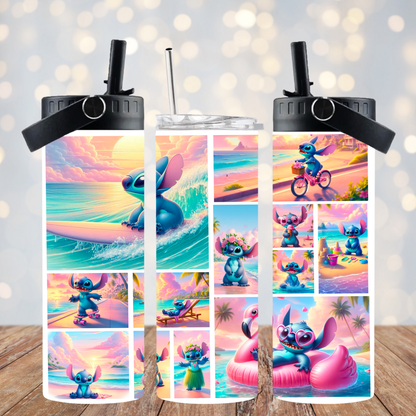 Summer Days Stitch Digital 20oz Sublimation Tumbler Wrap