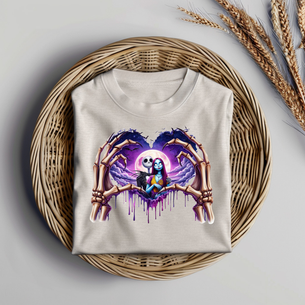 Nightmare Before Christmas Inspired - Lovers - #2 Digital DTF Transfer ...