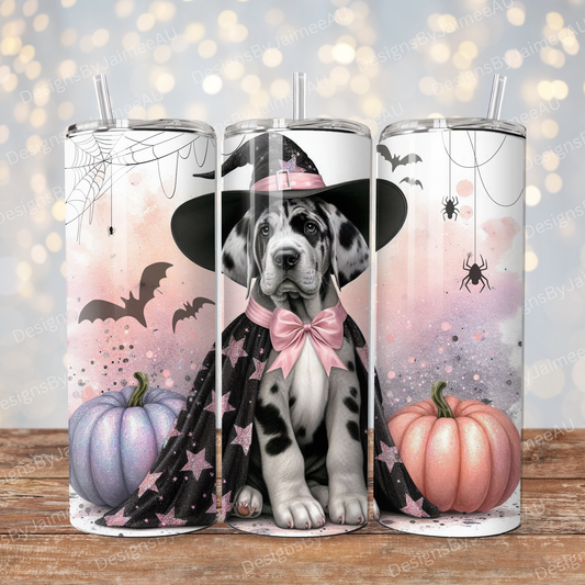 Pastel Halloween Great Dane #1 Digital 20oz Sublimation Tumbler Wrap