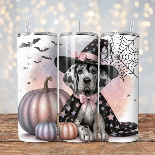 Pastel Halloween Great Dane #2 Digital 20oz Sublimation Tumbler Wrap