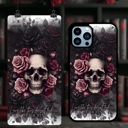 “Love Like This Doesn’t Fade… It Haunts” – Dark Romance Phone Case (iPhone & Samsung)