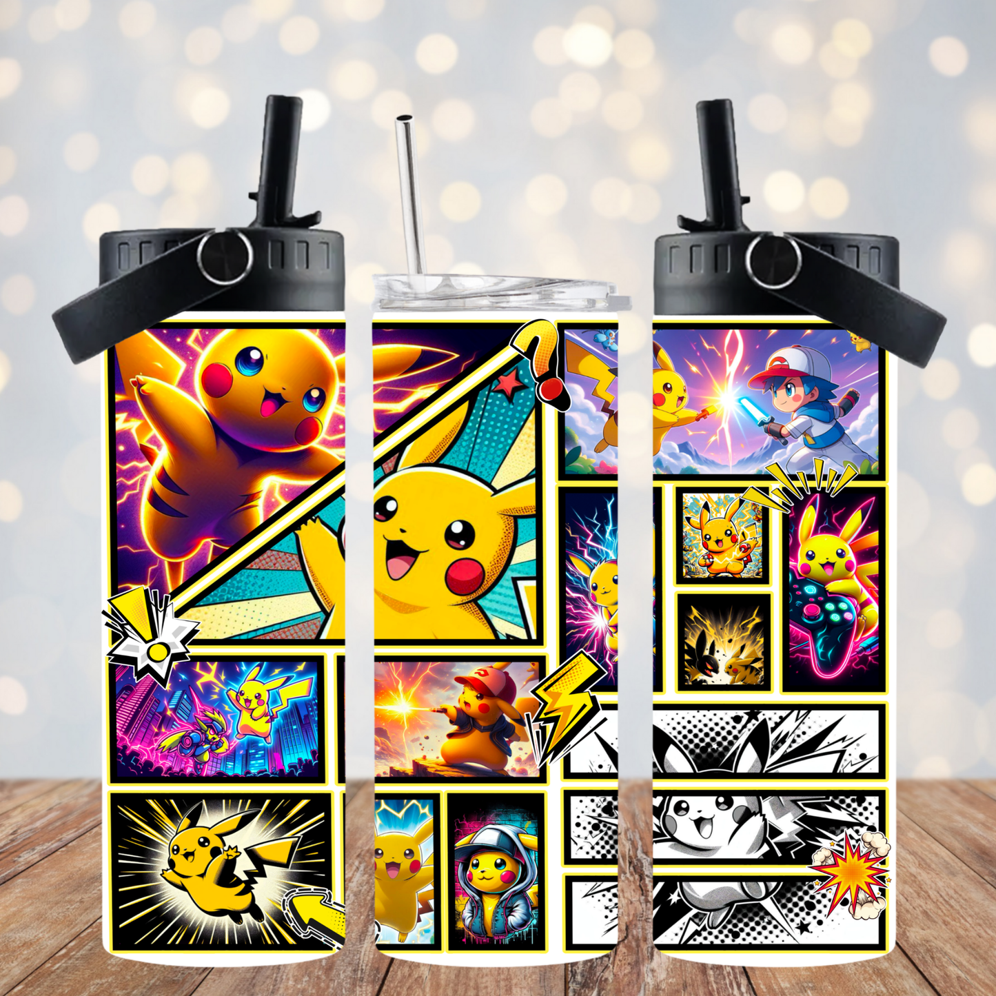 Pikachu 20oz Sublimation Tumbler Wrap