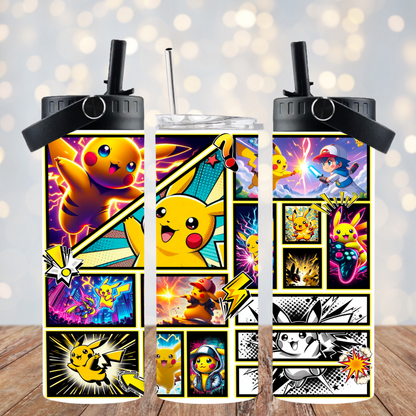 Pikachu 20oz Sublimation Tumbler Wrap