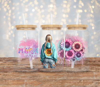 There is Magic in Kindness Digital Download 16oz UV DTF Transfer Wrap PNG Image