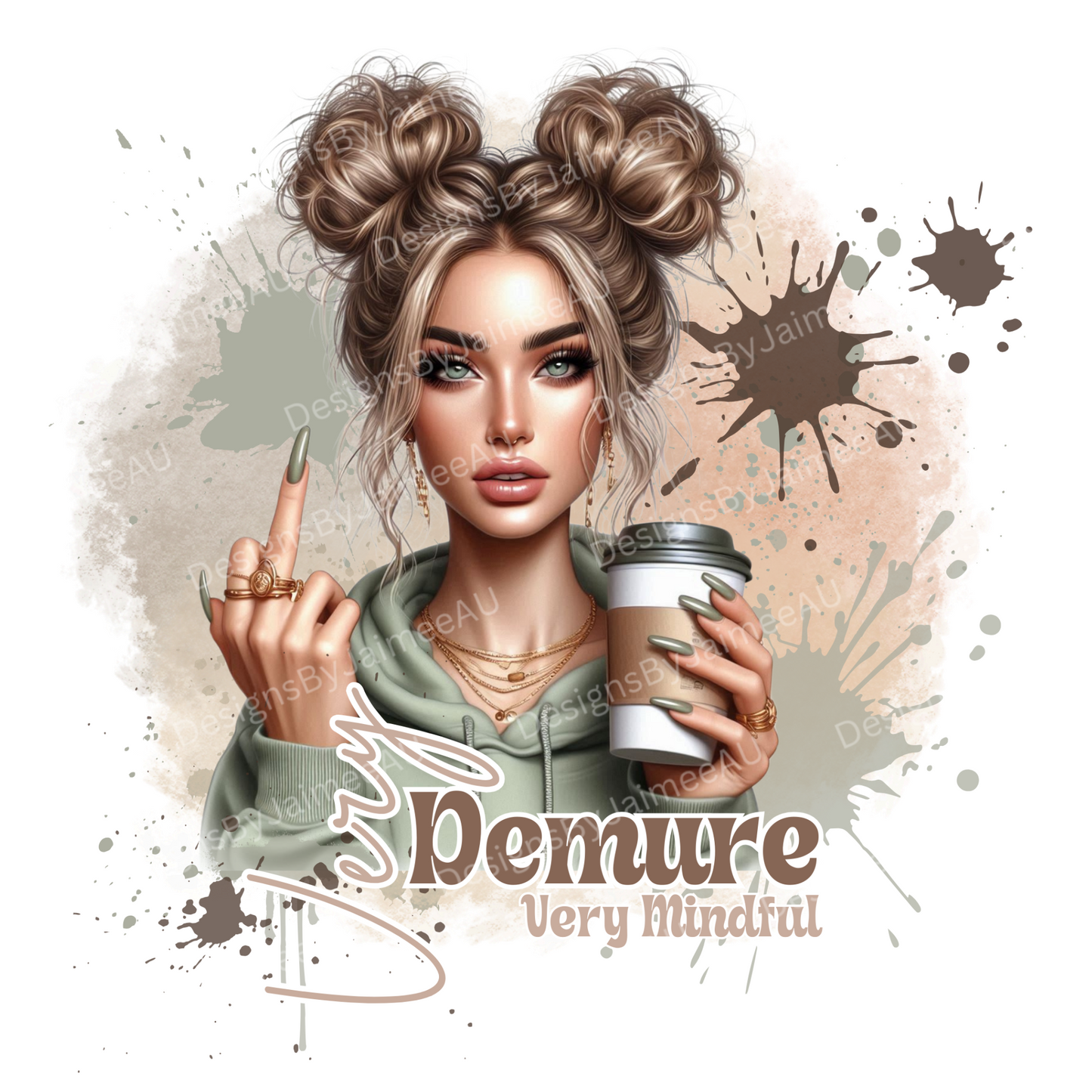 Vey Demure Digital DTF Transfer PNG Image