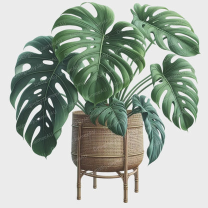 60 Neutral Aesthetic Plants Digital Transparent Clipart Images