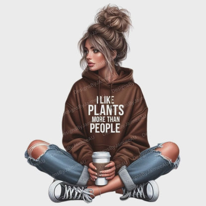 15 Plant Affirmation Hoodie Digital Transparent Clipart Images